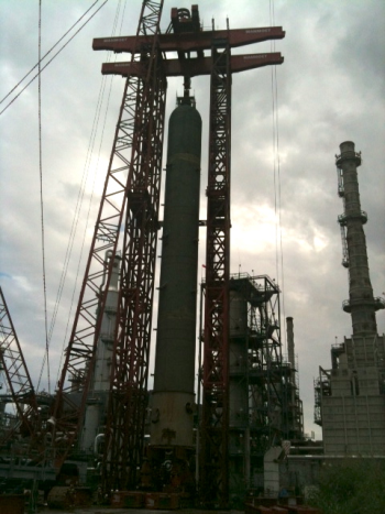 1500-Ton Reactor Lift In Louisiana – Safe & Successful!