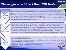 Considerations in Selection of RBI Tools