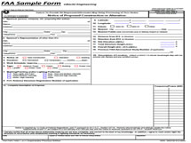 FAA sample form