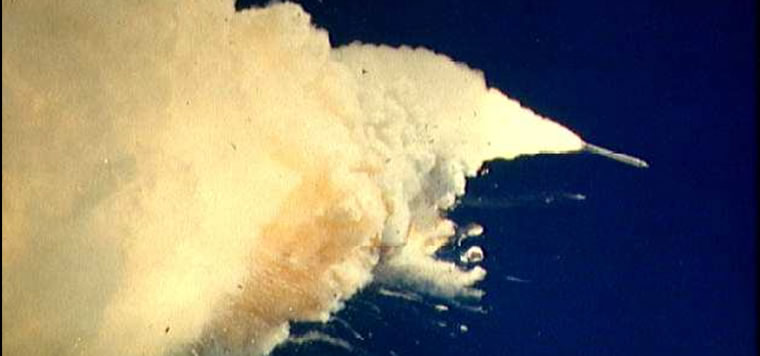 Space Shuttle explosion