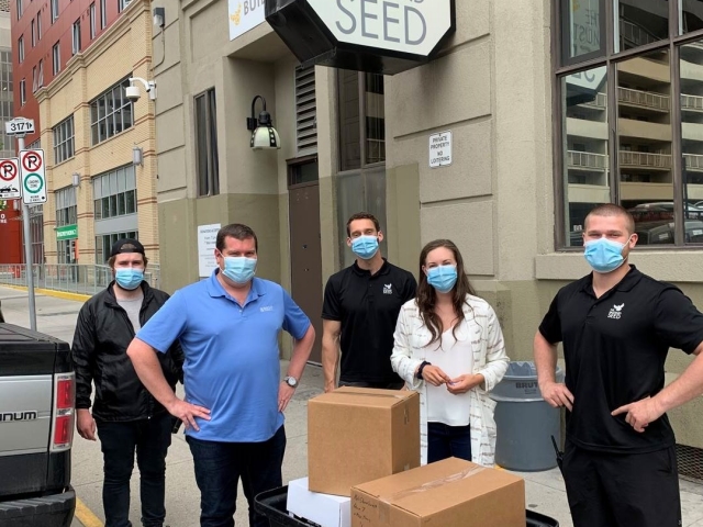 Mask donation to The Mustard Seed – Canada